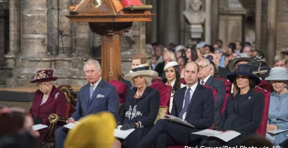 Prvo pojavljivanje Megan Markl sa kraljicom Elizabetom