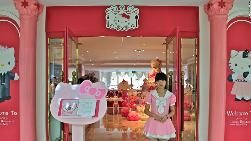 Otvoren "Hello Kitty" restoran u Šangaju