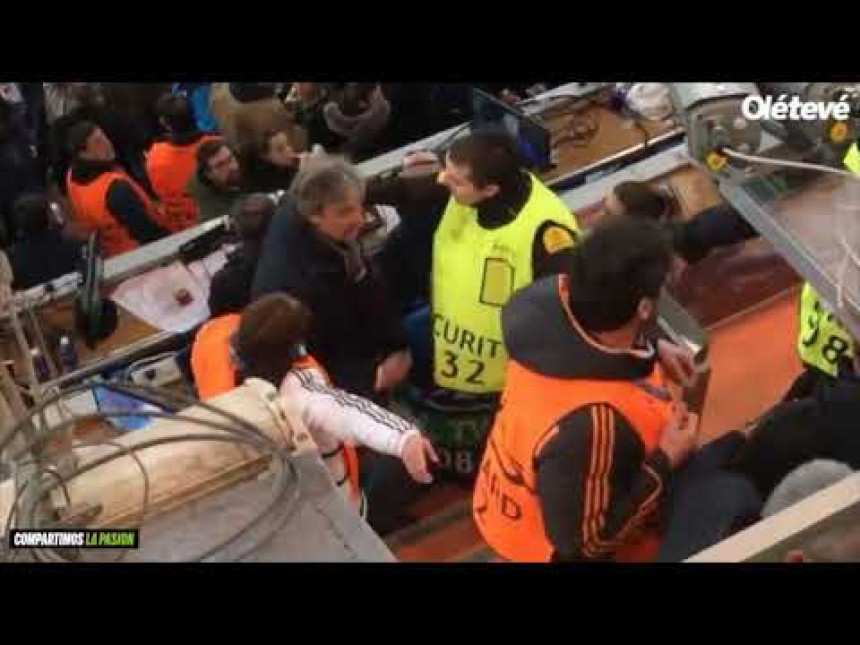 Incident na Bernabeuu: Zbog 50 evra "leteo" iz lože!