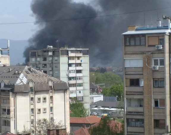 Izgorjela fabrika u Leskovcu
