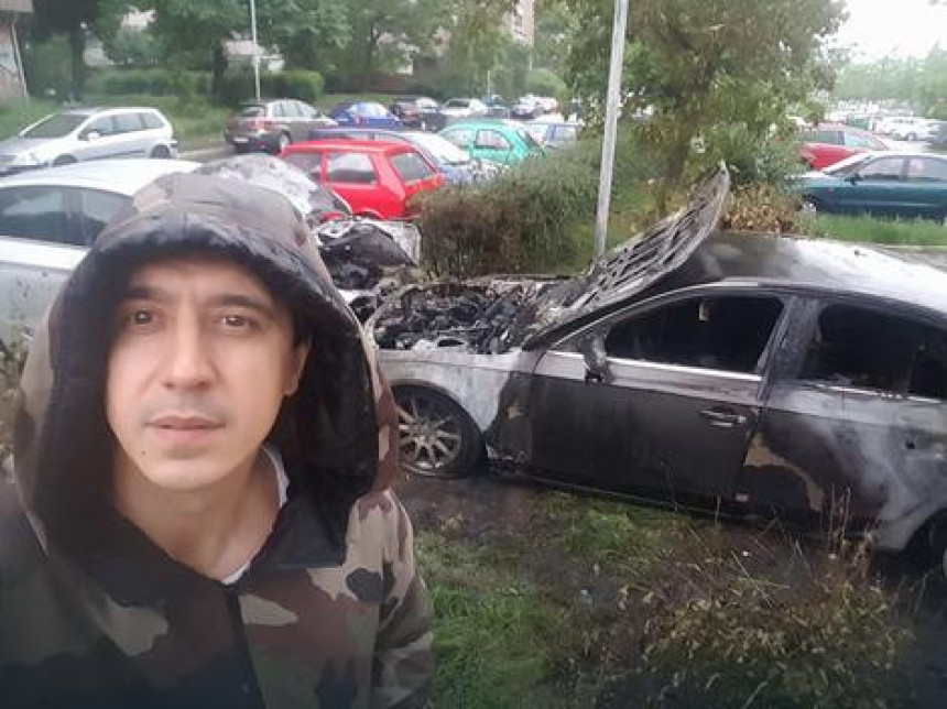 Marku zapaljen automobil
