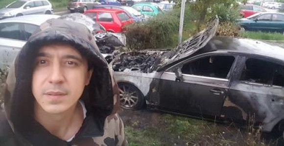 Marku zapaljen automobil