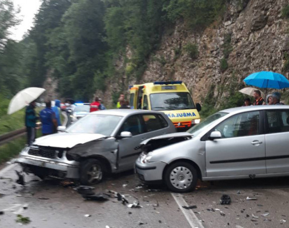 Saobraćajka na izlazu iz Doboja
