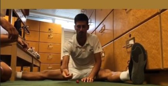 Novak igrao klikere dok je čekao Iznera i Andersona!
