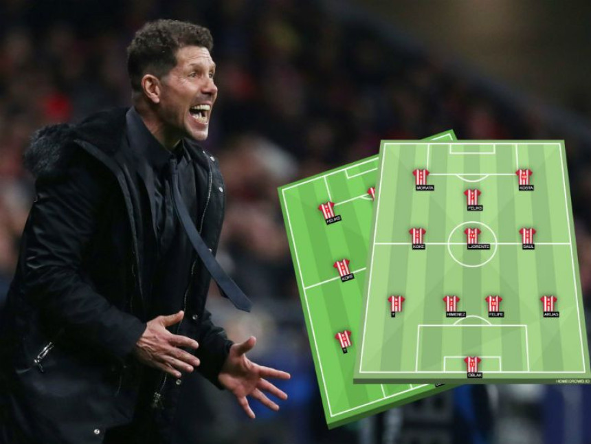 Simeone između 4-4-2 i 4-3-3...