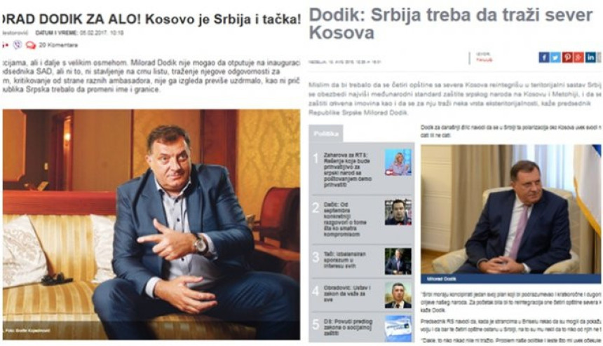 Dodik priča danas jedno a sutra drugo!
