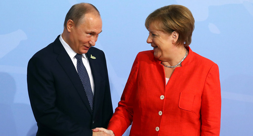 У суботу састанак Путина и Меркелове