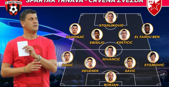 LŠ - Zvezda: Tim za Trnavu...