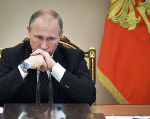 Poražen Putin usred Moskve