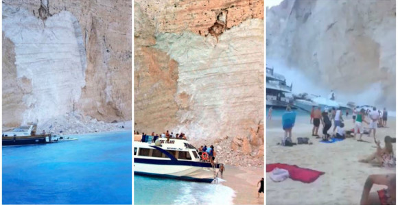 На Закинтосу се обрушила стијена!