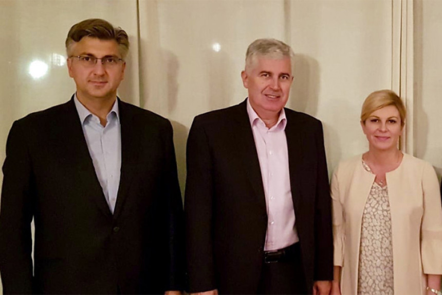 Zagreb: Čović sa vrhom Hrvatske 