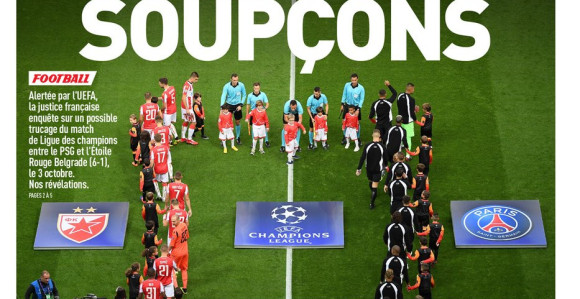 Zvezda i na naslovnici L'Ekipa: "Sumnjivo"!