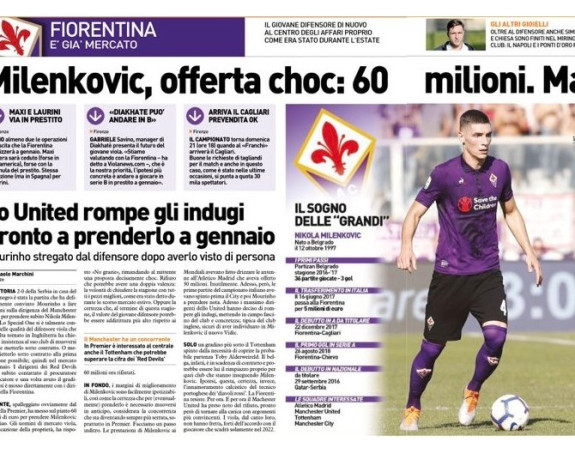 Murinjova poruka Fiorentini...