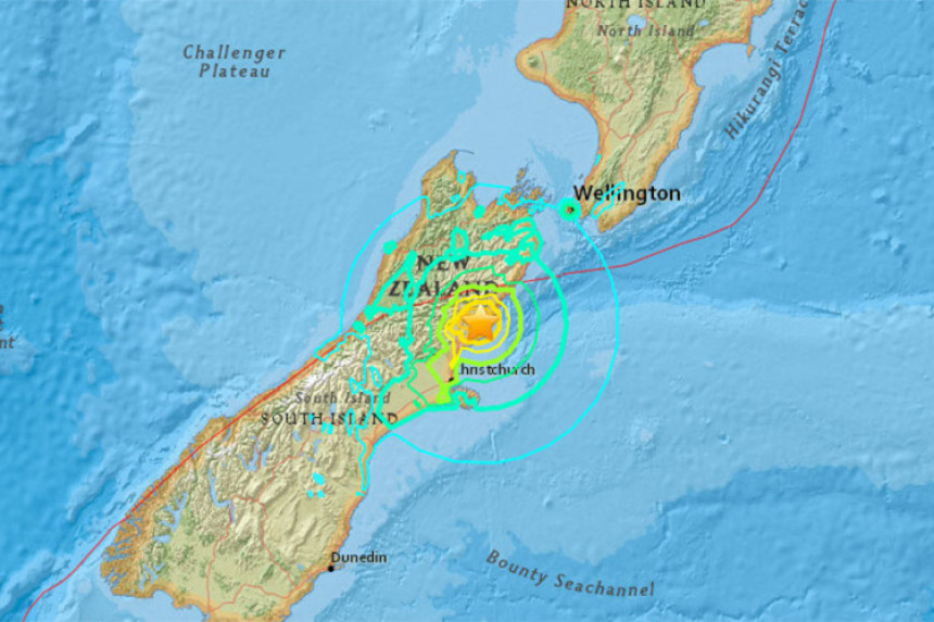 Снажан земљотрес погодио Нови Зеланд
