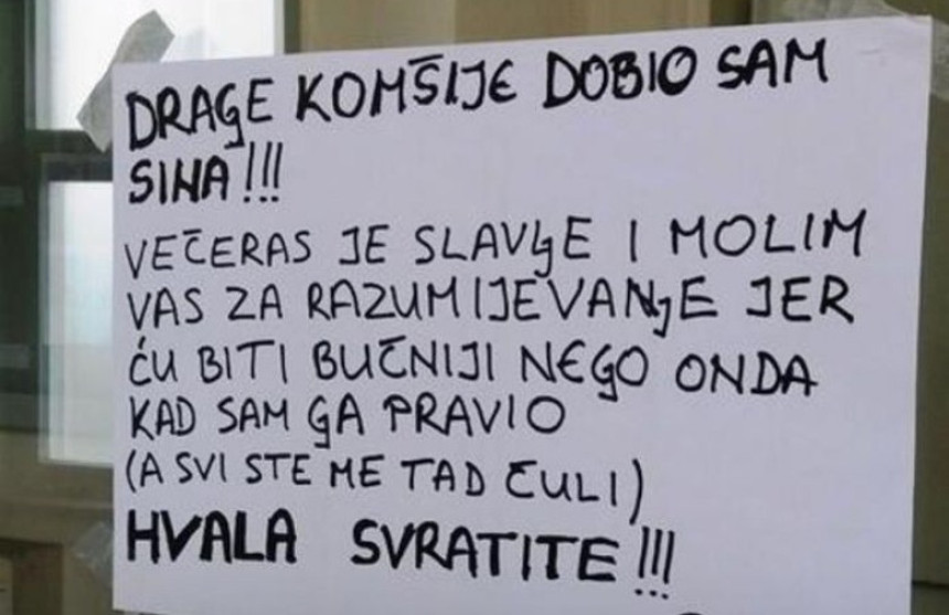 Kako je Banjalučanin proslavio rođenje sina