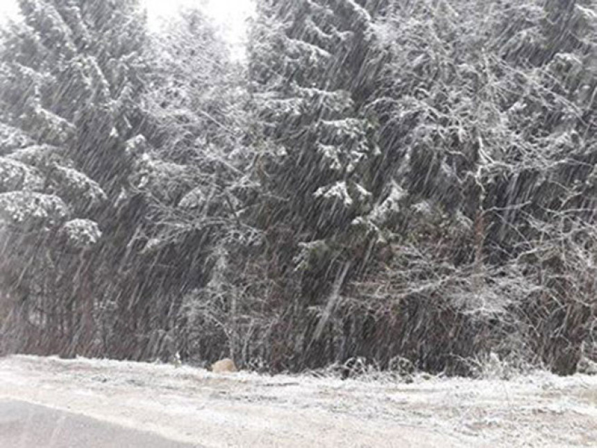 Snijeg, pljuskovi i jako nevrijeme