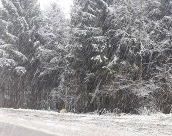 Snijeg, pljuskovi i jako nevrijeme