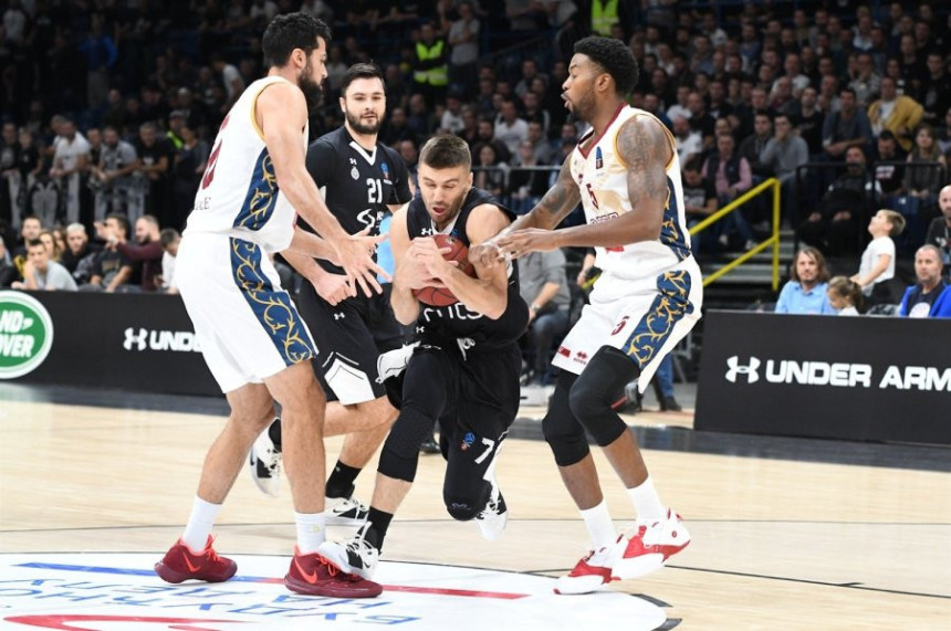 Partizan izgubio prvo mjesto u Evrokupu