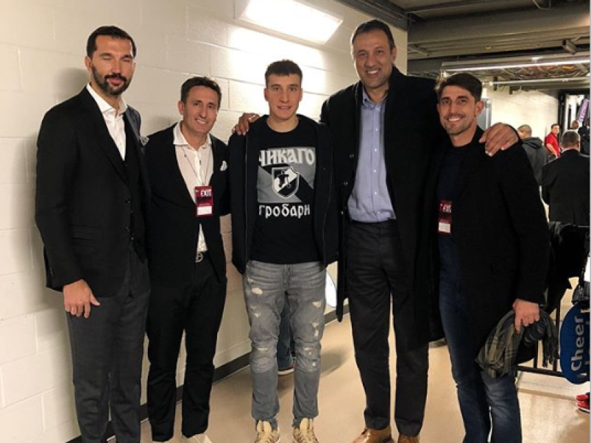 "Grobari" Čikago: Bogdan, Divac, Paun i sa njima Peđa!