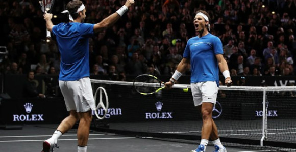 Federer i Nadal zajedno na Lejver kupu 2019.