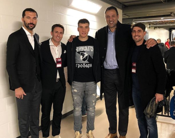 "Grobari" Čikago: Bogdan, Divac, Paun i sa njima Peđa!