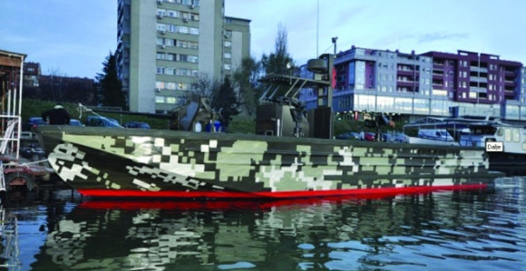 Prvi snimci srpskog borbenog čamca