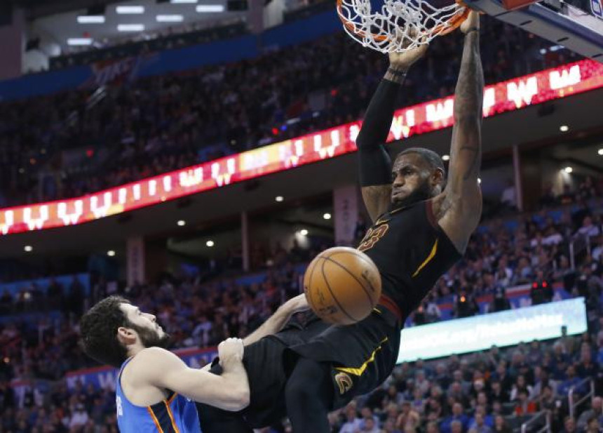 Lebron se razgoropadio i pokorio Oklahomu!