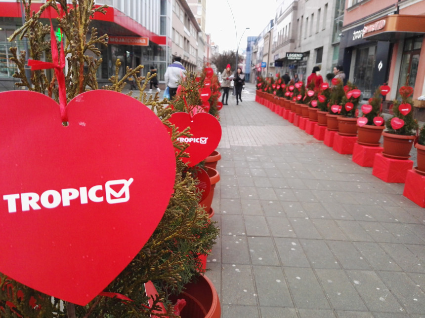 Aleja ljubavi u srcu Prijedora