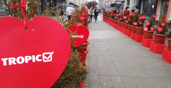 Алеја љубави у срцу Приједора