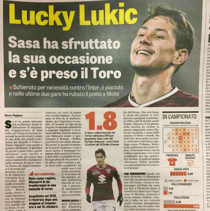 Saša Lukić kao Talični Tom... Sa nožem u zubima!