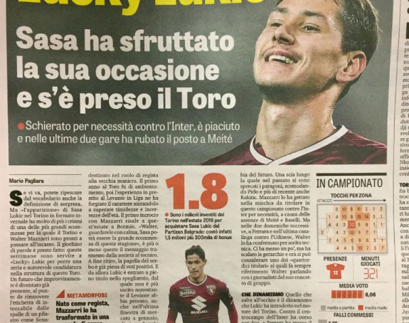 Саша Лукић као Талични Том... Са ножем у зубима!