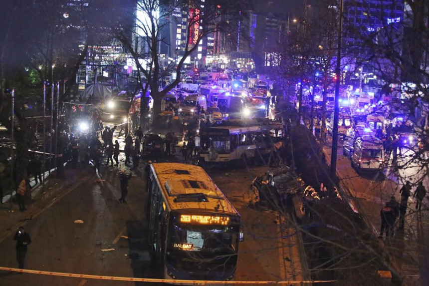 Анкара: Најмање 34 мртвих, 125 рањених 