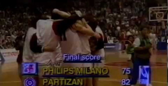 Sjećanja - Na današnji dan... Istanbulsko polufinale Partizana i Čokoladni grom!