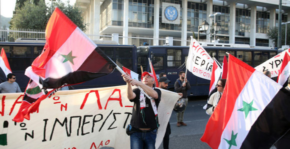 Grci izašli na ulice zbog Sirije