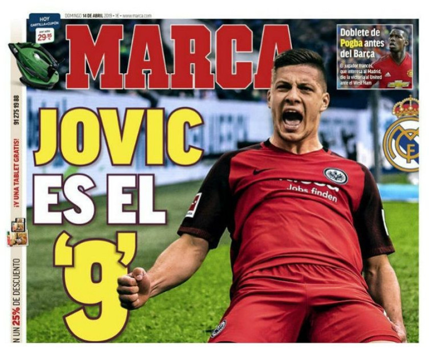 Luka na naslovnoj Marke: Ovo je Realova devetka!