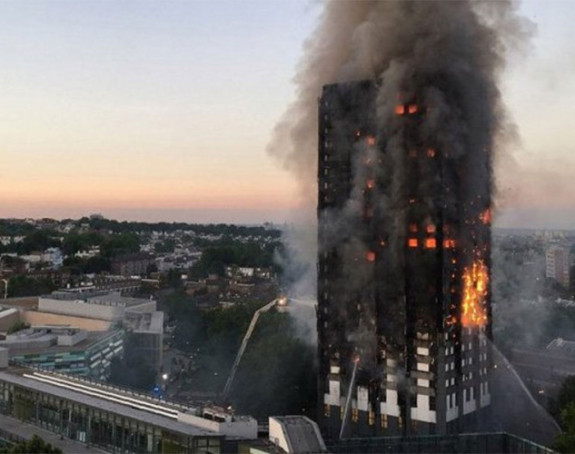 Stravičan požar u Londonu