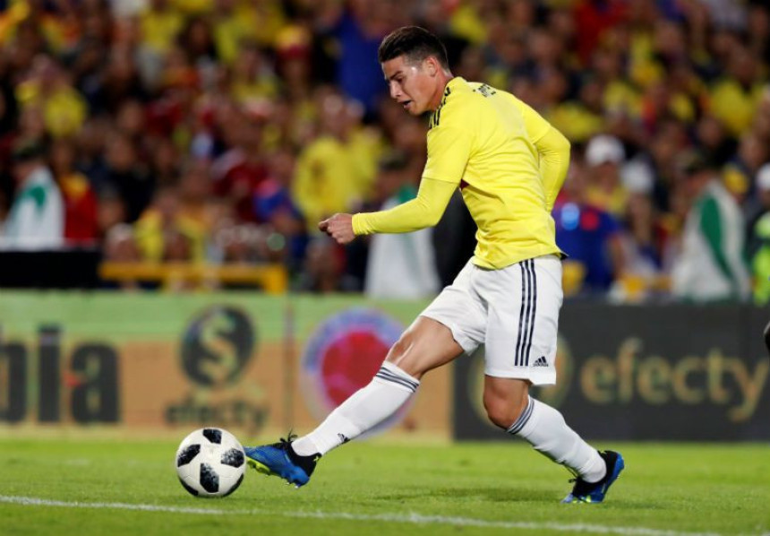 SP: Glavobolja za Kolumbiju, Hames Rodrigez ne trenira!