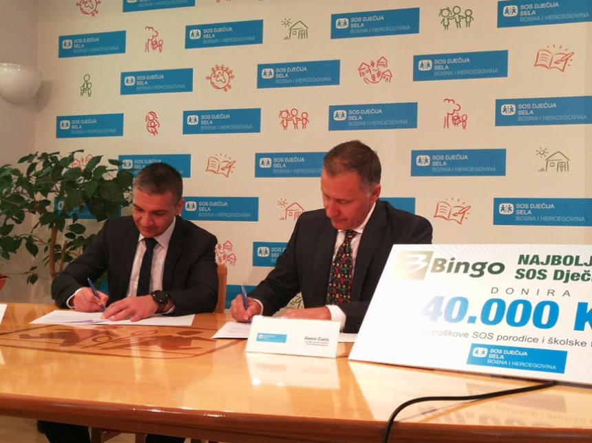 ''Bingo'' donirao 40.000 KM za djecu