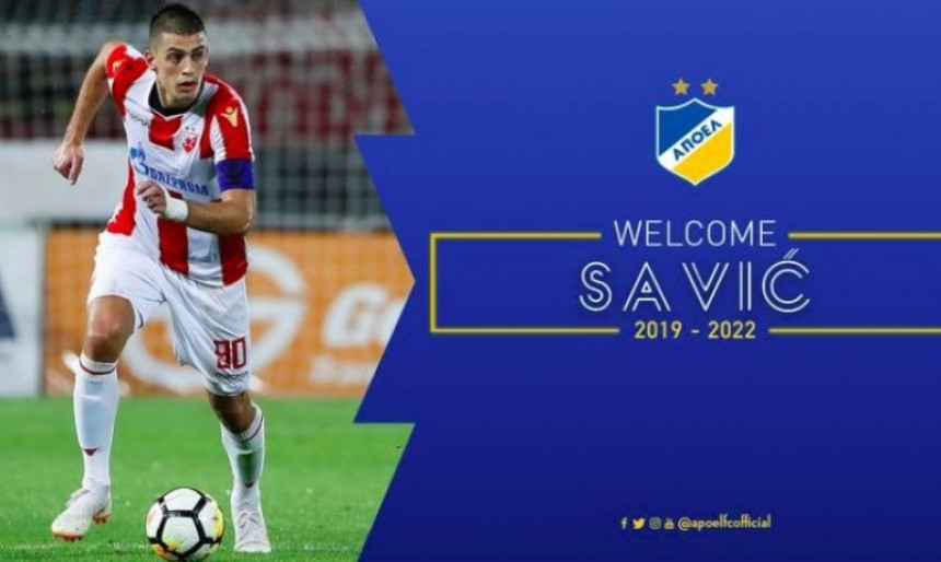 APOEL potvrdio: Savić je naš do 32. rođendana!
