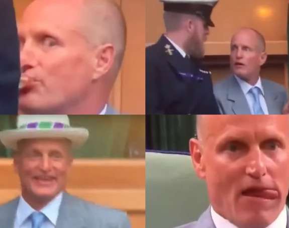 Video - Hit: Pijana holivudska faca na Vimbldonu!