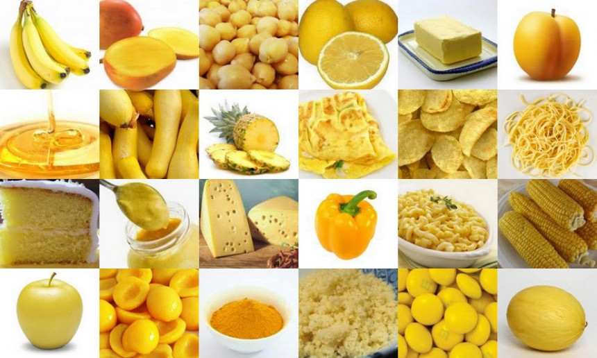 Hrana žute boje nas čini srećnim