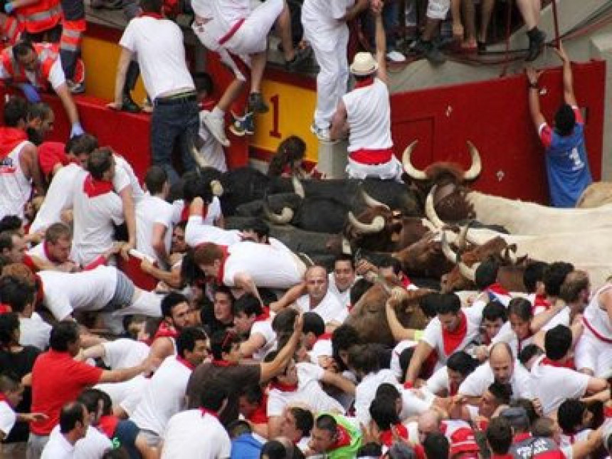 U stampedu u Pamploni povrijeđena 21 osoba