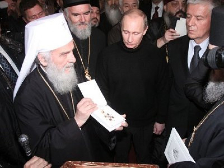 Patrijarh Irinej kod Putina