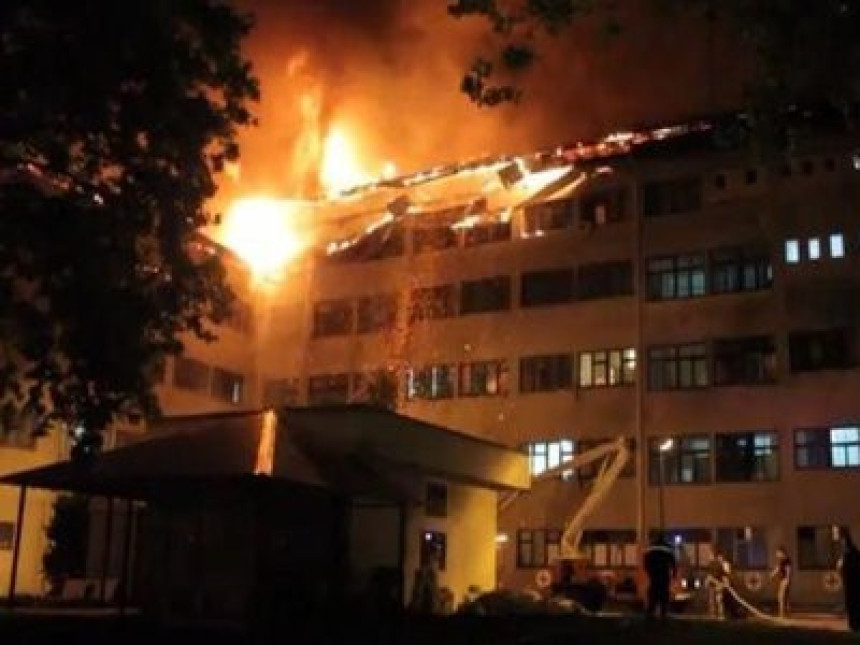 Bihaćka bolnica izgorjela zbog opuška?