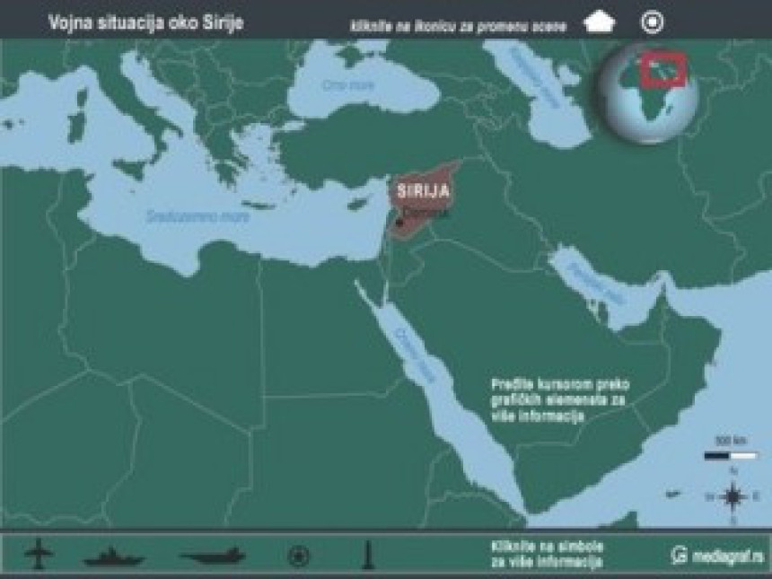 Овако би могао да изгледа напад на Сирију!