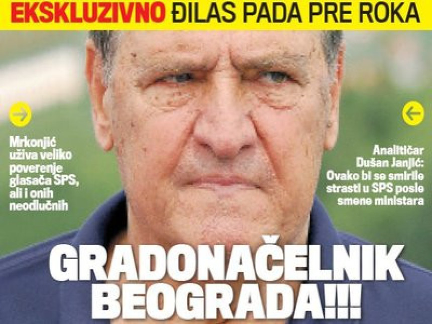 Mrkonjić novi gradonačelnik Beograda?!
