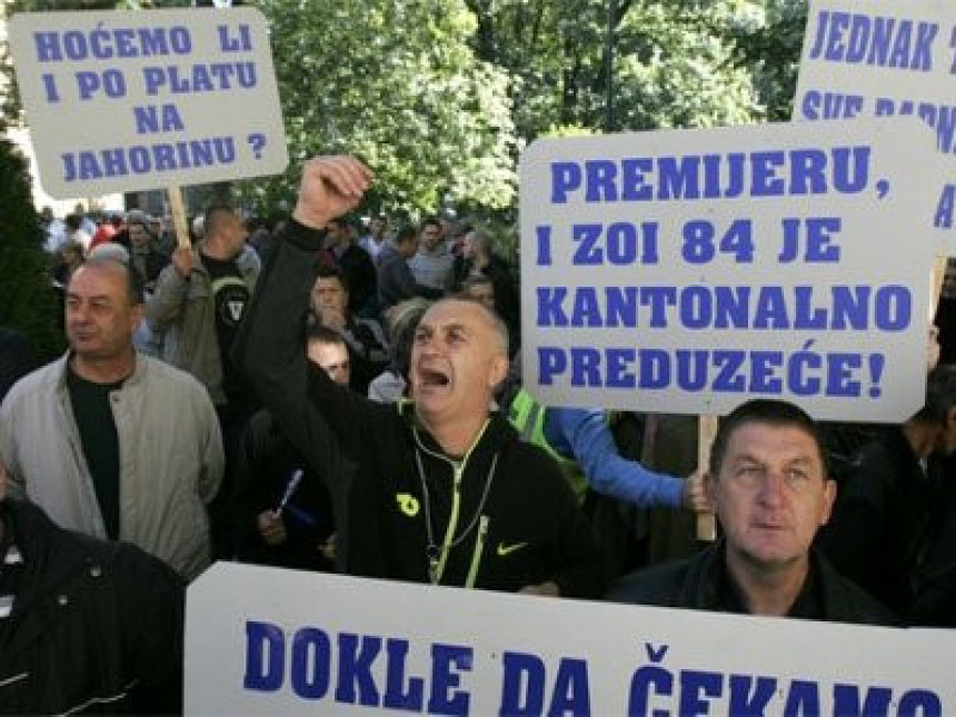 Protest radnika “ZOI '84"