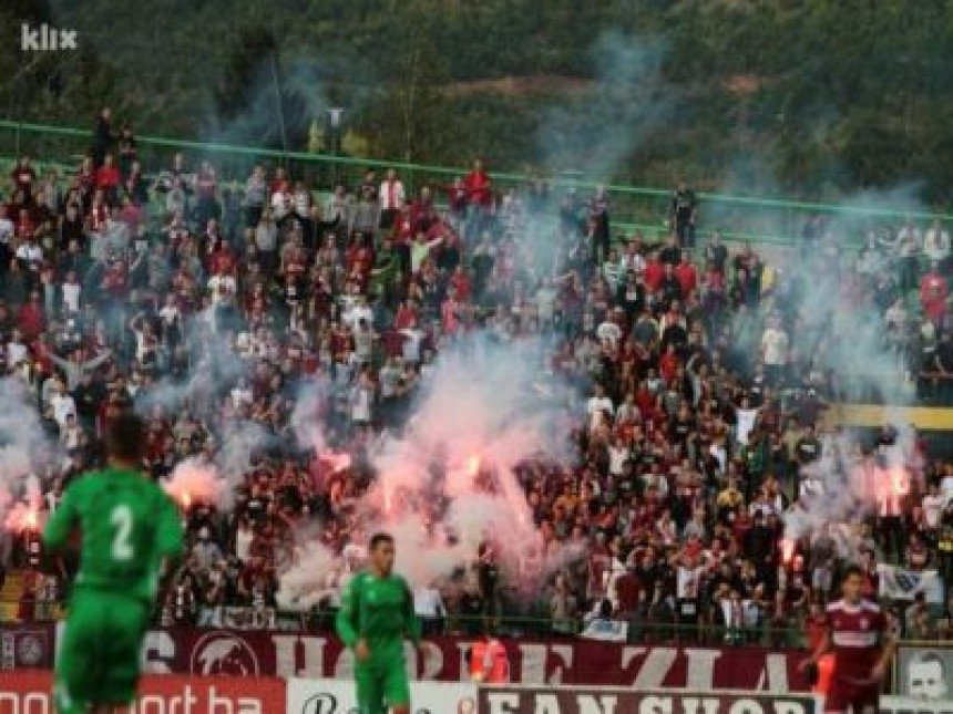 Прекинута утакмица између "Сарајева" и "Борца" 