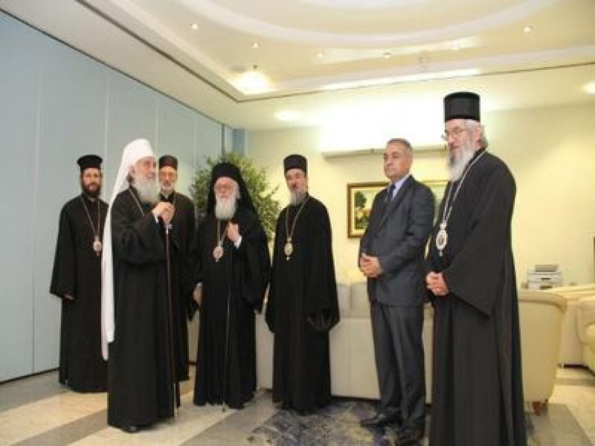 Patrijarh Irinej sa velikodostojnicima u Nišu