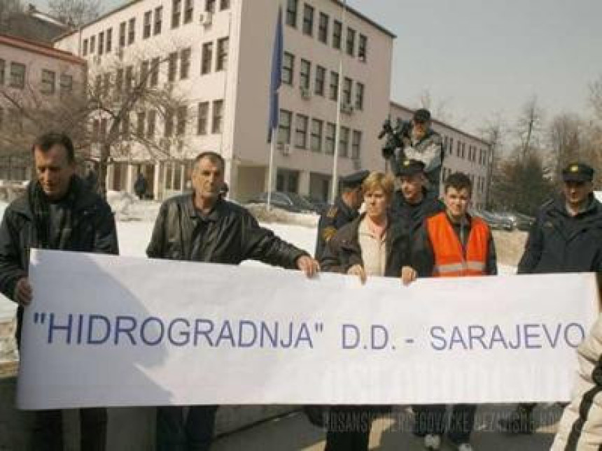 Otkaz za 33 radnika "Hidrogradnje"